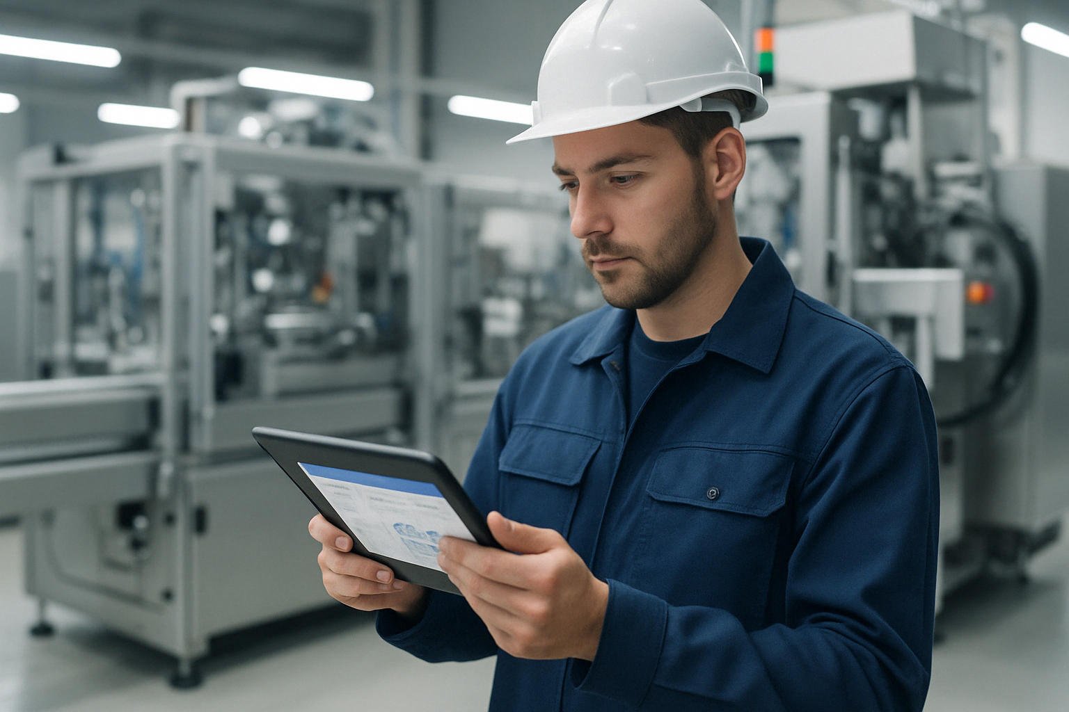 AI Assistant providing guidance on tablet